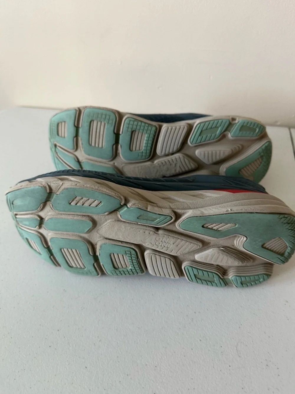 Hoka unisex Light Blue Athletic Running Shoes size 10.5, pre owned